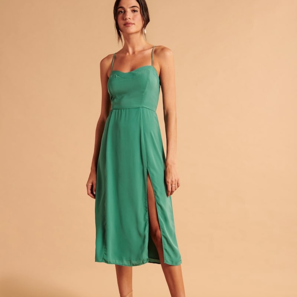 Abercrombie clean thigh Slit dress